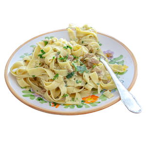 Tagliatelle Funghi E Crema